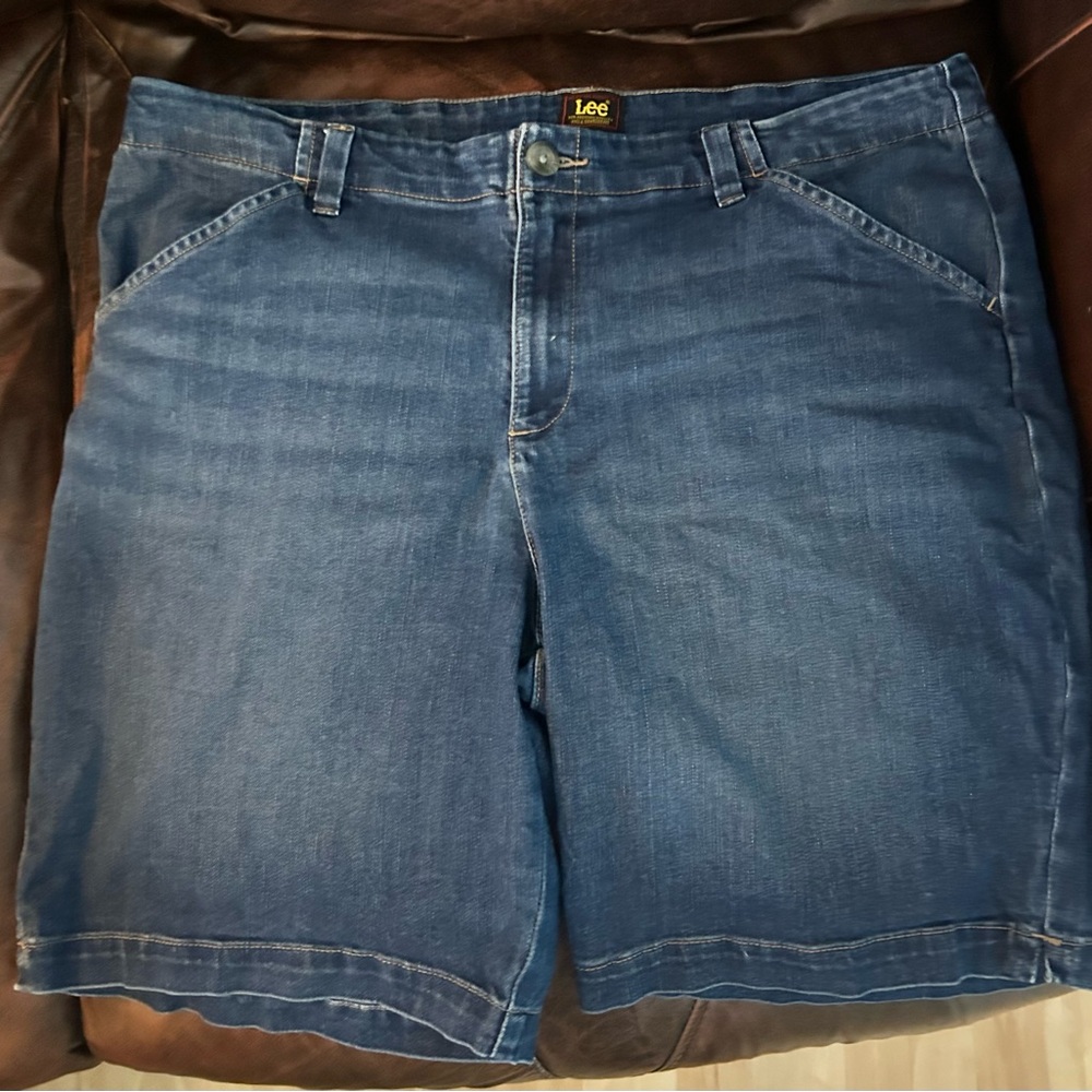 Lee Women's Dark Blue Jean Shorts